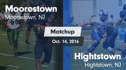 Matchup: Moorestown High vs. Hightstown  2016