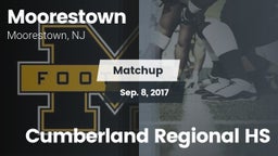 Matchup: Moorestown High vs. Cumberland Regional HS 2017