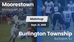 Matchup: Moorestown High vs. Burlington Township  2018