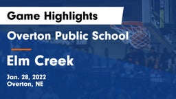 Overton Public School vs Elm Creek  Game Highlights - Jan. 28, 2022