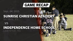 Recap: Sunrise Christian Academy vs. Independence Home School 2015