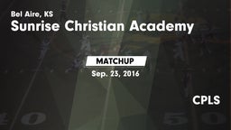 Matchup: Sunrise Christian vs. CPLS 2016