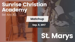 Matchup: Sunrise Christian vs. St. Marys  2017