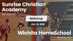 Matchup: Sunrise Christian vs. Wichita HomeSchool  2018