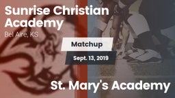Matchup: Sunrise Christian vs. St. Mary's Academy 2019