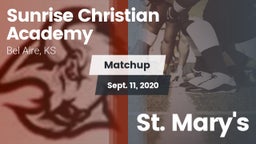 Matchup: Sunrise Christian vs. St. Mary's 2020
