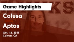 Colusa  vs Aptos Game Highlights - Oct. 12, 2019