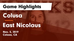 Colusa  vs East Nicolaus Game Highlights - Nov. 5, 2019