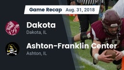 Recap: Dakota  vs. Ashton-Franklin Center  2018