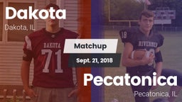 Matchup: Dakota vs. Pecatonica 2018