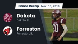 Recap: Dakota  vs. Forreston  2018