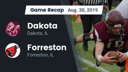 Recap: Dakota  vs. Forreston  2019