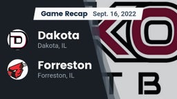 Recap: Dakota  vs. Forreston  2022