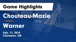 Chouteau-Mazie  vs Warner  Game Highlights - Feb. 11, 2019