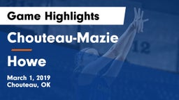 Chouteau-Mazie  vs Howe  Game Highlights - March 1, 2019