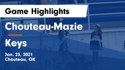Chouteau-Mazie  vs Keys  Game Highlights - Jan. 23, 2021