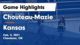 Chouteau-Mazie  vs Kansas  Game Highlights - Feb. 4, 2021