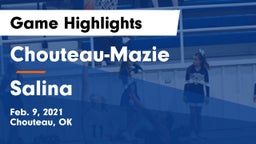 Chouteau-Mazie  vs Salina  Game Highlights - Feb. 9, 2021