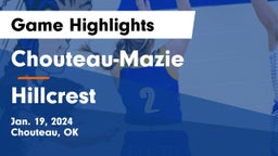 Chouteau-Mazie  vs Hillcrest  Game Highlights - Jan. 19, 2024