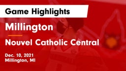 Millington  vs Nouvel Catholic Central  Game Highlights - Dec. 10, 2021