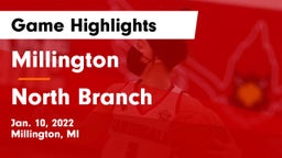 Millington  vs North Branch Game Highlights - Jan. 10, 2022