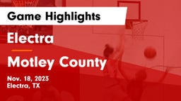 Electra  vs Motley County  Game Highlights - Nov. 18, 2023