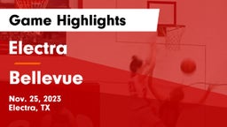 Electra  vs Bellevue Game Highlights - Nov. 25, 2023