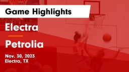 Electra  vs Petrolia Game Highlights - Nov. 30, 2023