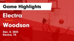 Electra  vs Woodson Game Highlights - Dec. 8, 2023