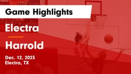 Electra  vs Harrold Game Highlights - Dec. 12, 2023