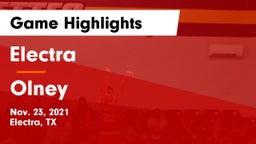 Electra  vs Olney  Game Highlights - Nov. 23, 2021