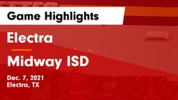 Electra  vs Midway ISD Game Highlights - Dec. 7, 2021
