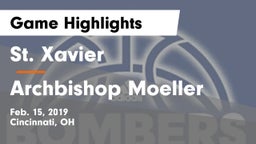 St. Xavier  vs Archbishop Moeller  Game Highlights - Feb. 15, 2019