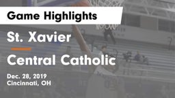 St. Xavier  vs Central Catholic  Game Highlights - Dec. 28, 2019