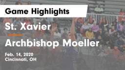 St. Xavier  vs Archbishop Moeller  Game Highlights - Feb. 14, 2020