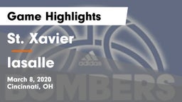 St. Xavier  vs lasalle Game Highlights - March 8, 2020
