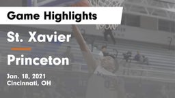 St. Xavier  vs Princeton  Game Highlights - Jan. 18, 2021