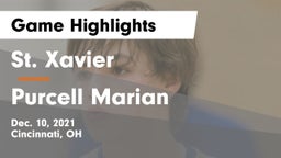 St. Xavier  vs Purcell Marian  Game Highlights - Dec. 10, 2021