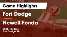 Fort Dodge  vs Newell-Fonda  Game Highlights - Sept. 18, 2023