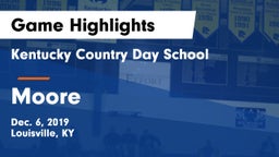 Kentucky Country Day School vs Moore Game Highlights - Dec. 6, 2019