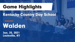 Kentucky Country Day School vs Walden Game Highlights - Jan. 25, 2021
