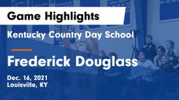 Kentucky Country Day School vs Frederick Douglass Game Highlights - Dec. 16, 2021
