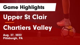 Upper St Clair vs Chartiers Valley  Game Highlights - Aug. 27, 2022