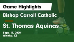 Bishop Carroll Catholic  vs St. Thomas Aquinas  Game Highlights - Sept. 19, 2020