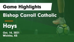 Bishop Carroll Catholic  vs Hays  Game Highlights - Oct. 14, 2021