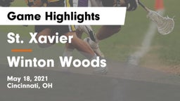 St. Xavier  vs Winton Woods  Game Highlights - May 18, 2021