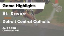 St. Xavier  vs Detroit Central Catholic Game Highlights - April 2, 2022