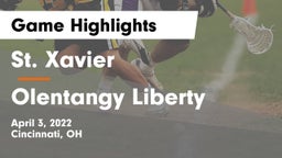 St. Xavier  vs Olentangy Liberty  Game Highlights - April 3, 2022