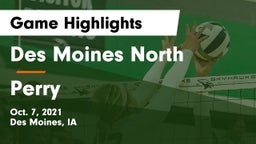 Des Moines North  vs Perry  Game Highlights - Oct. 7, 2021