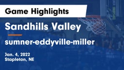 Sandhills Valley vs sumner-eddyville-miller Game Highlights - Jan. 4, 2022